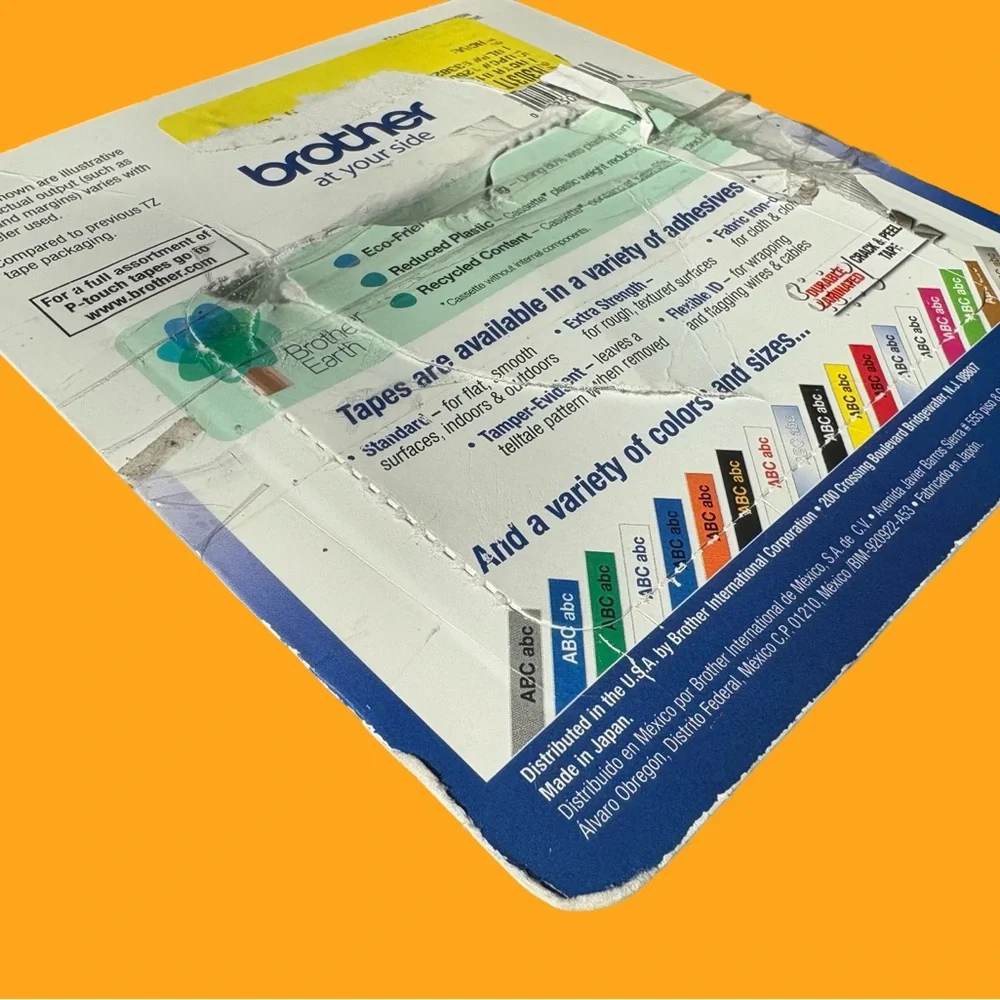 P-Touch brother electronic laminated tape